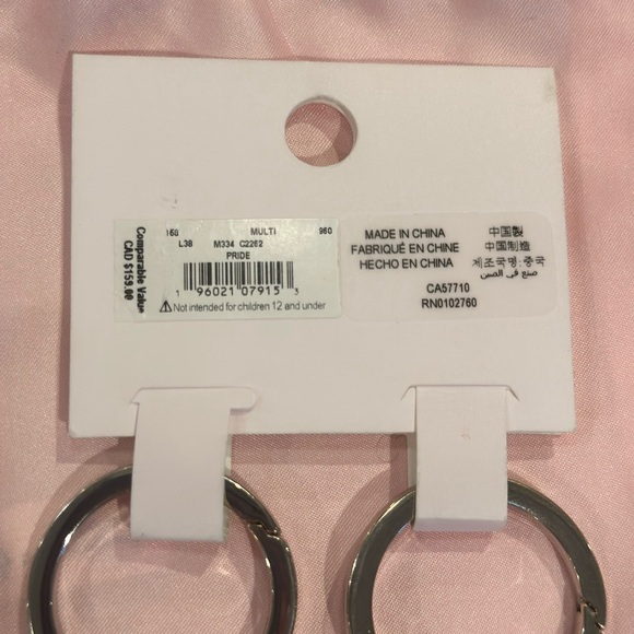 Kate Spade Rainbow Pride Key Chain - BFF W/Dust Bag - New - Picture 6 of 6